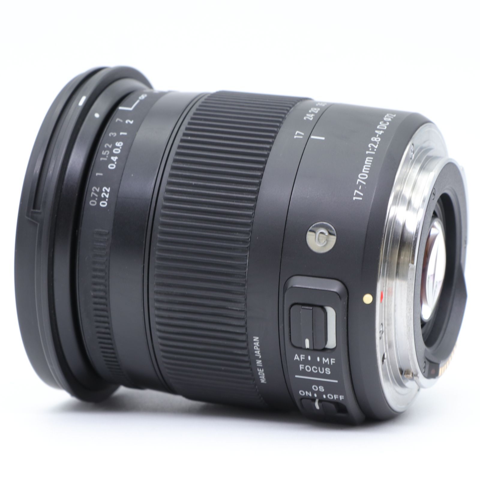 送料無料】【並品】SIGMA 17-70mm F2.8-4 DC MACRO OS HSM Canon EF-S 