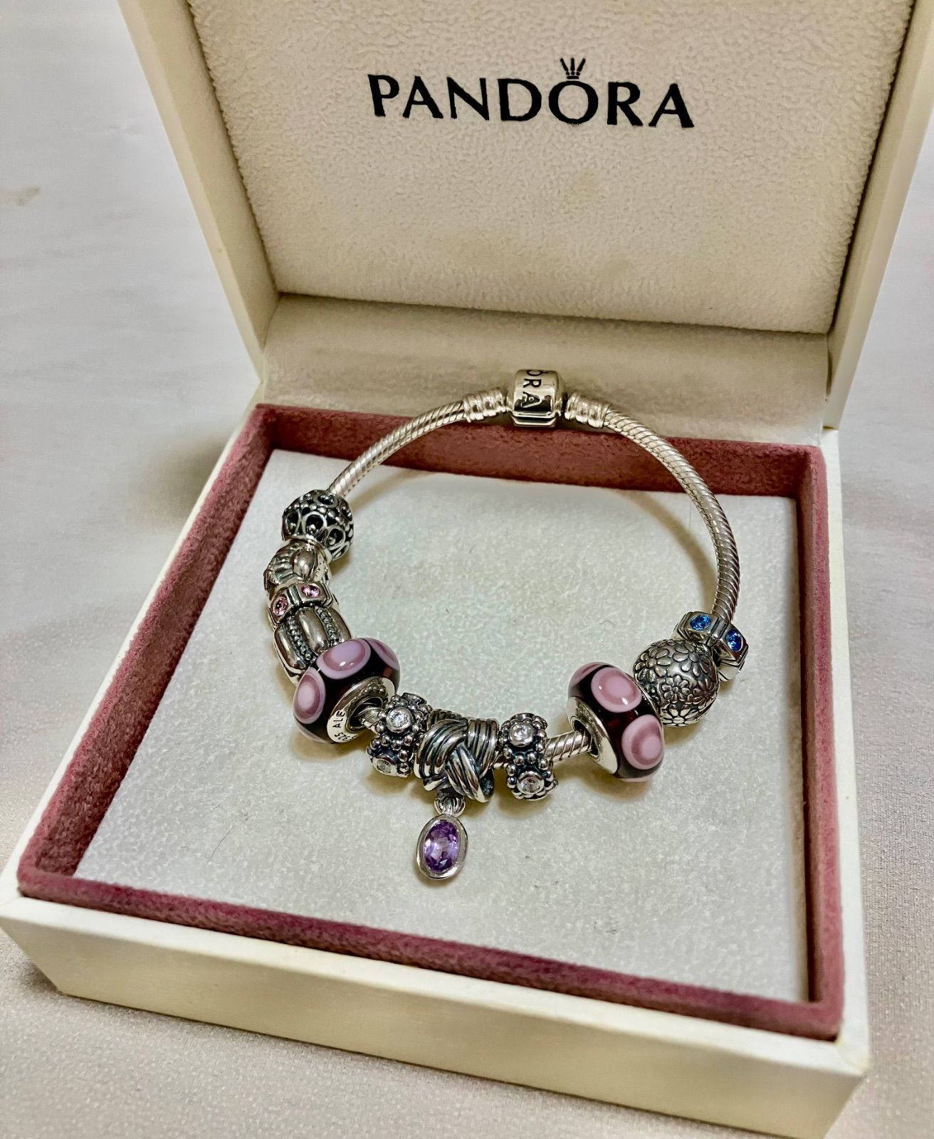 Pandora SV925 ALE シルバー ブレスレット ◇新品仕上げ済◇PANDORA パンドラ◇ALE刻印有◇SV925 シルバー