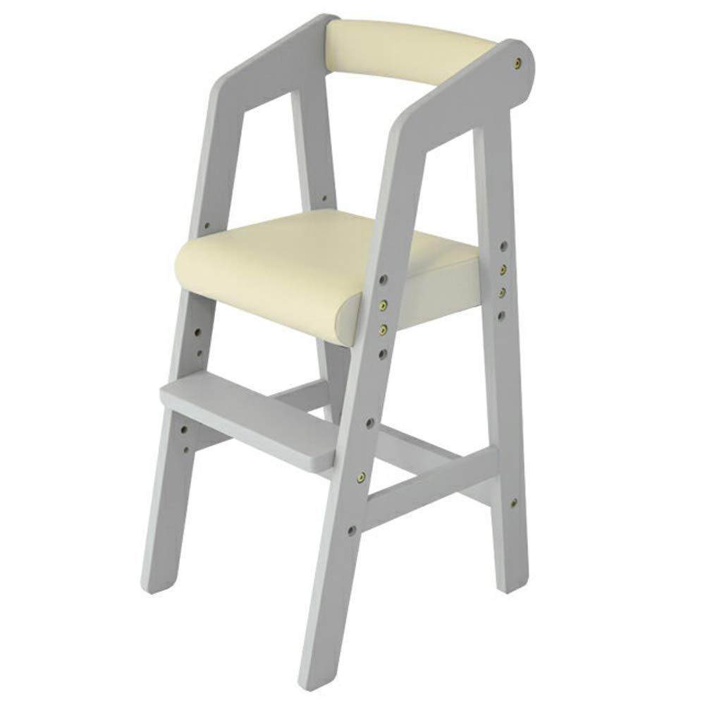 Kidzoo(キッズー) ハイチェアー キッズハイチェア グレー 木製 ベビー用品 KDC-2943 キッズーシリーズ