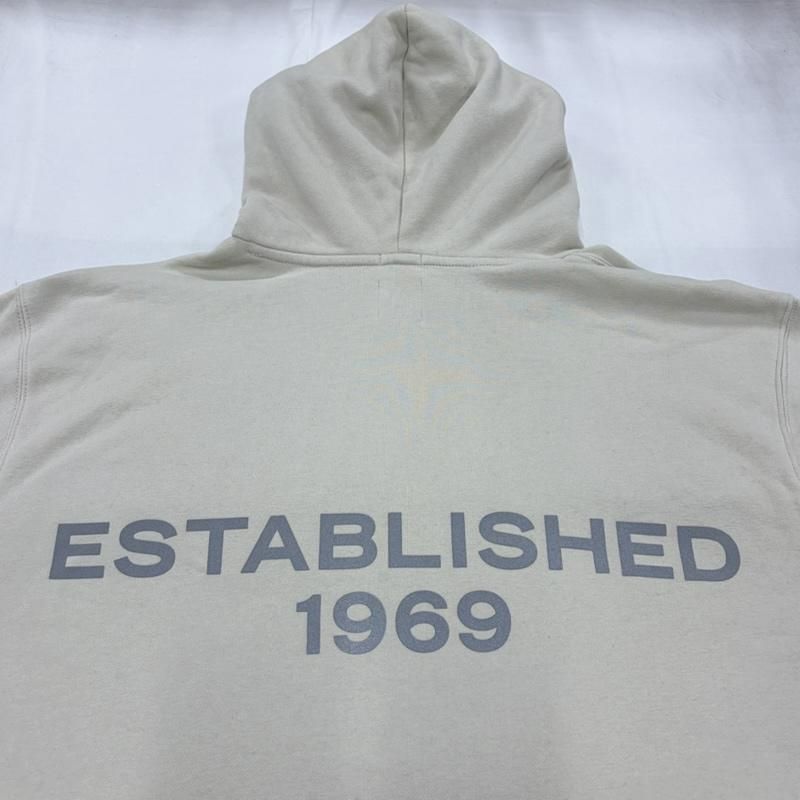 ギャップ ESTABLISHED 1969 リフレクター ロゴ プリント パーカー