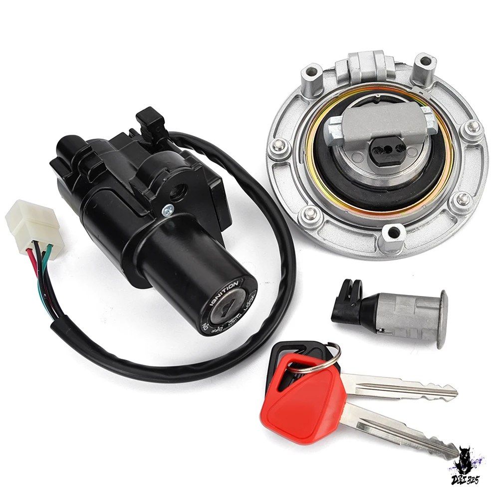 Honda CBR600 F4/F4i/RR CBR900RR CB600F 用 イグニッションスイッチ シートロック 燃料キャップ キーセッ