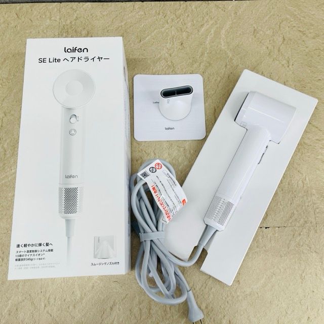 展示品 ライフェン ヘアドライヤー　【中古】動作保証 Laifen SE Lite ホワイト 美容家電 高速ブラシレスモーターを搭載 /517349