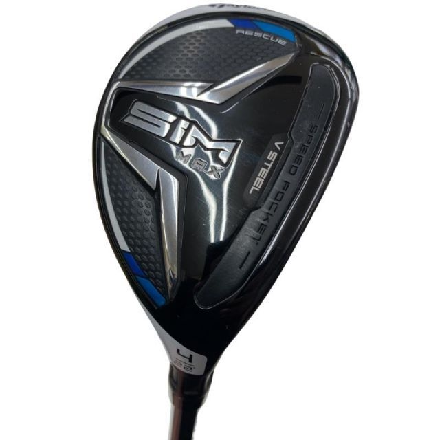 【中古】 テーラーメイド SIM MAX U4 ユーティリティ UT TENSEI BLUE TM60(UT) (フレックスS) メンズ 男性用 右利き 右用 Cランク ゴルフクラブ