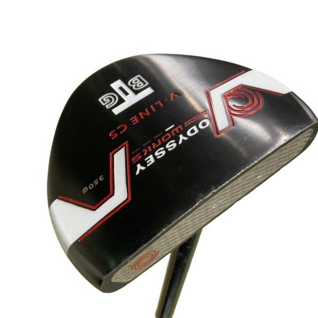 【中古】 オデッセイ WORKS BIG T V-LINE CS 33インチ パター PT スチール (フレックスその他) メンズ 男性用 右利き 右用 Dランク ゴルフクラブ