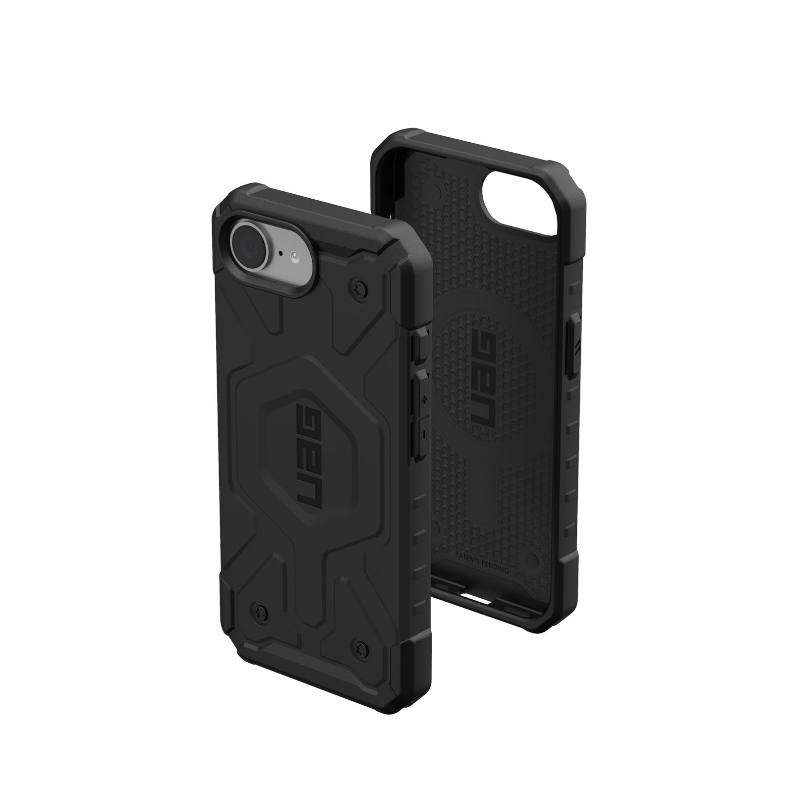 URBAN ARMOR GEAR UAG iPhone 16eケースパスファインダー用にデザイン-MagSafeの頑丈なミリタリーグレードの落下防止保護カバーと互換性があり、ブラック [パスファインダー - ブラック]