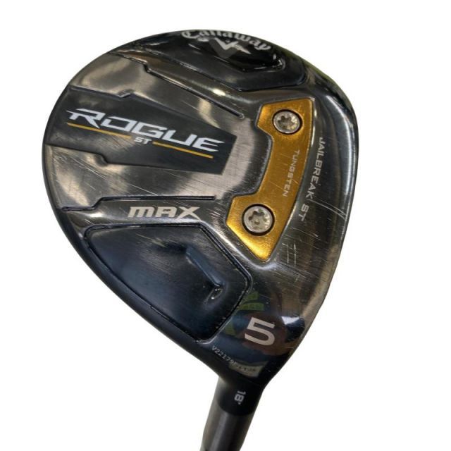 【中古】 キャロウェイ ROGUE ST MAX 5W フェアウェイウッド FW リシャフト (フレックスその他) メンズ 男性用 右利き 右用 Cランク ゴルフクラブ