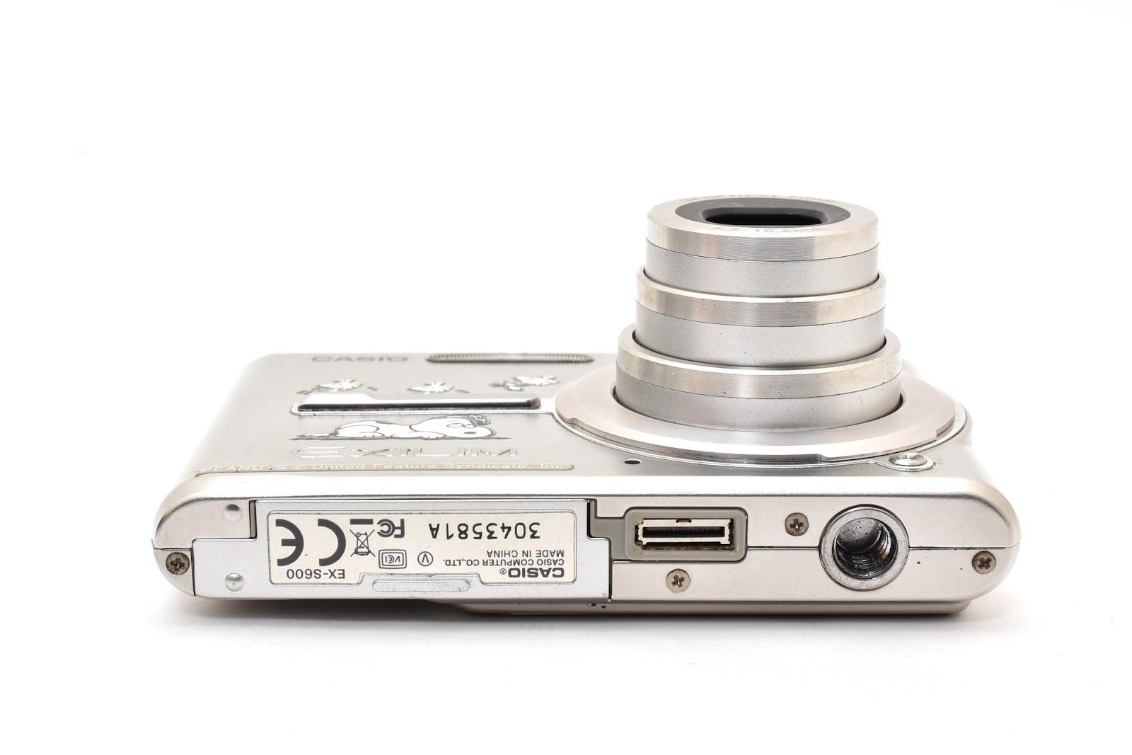 ☆良品☆ カシオ CASIO EX-S600 シルバー スヌーピー デジタルカメラ