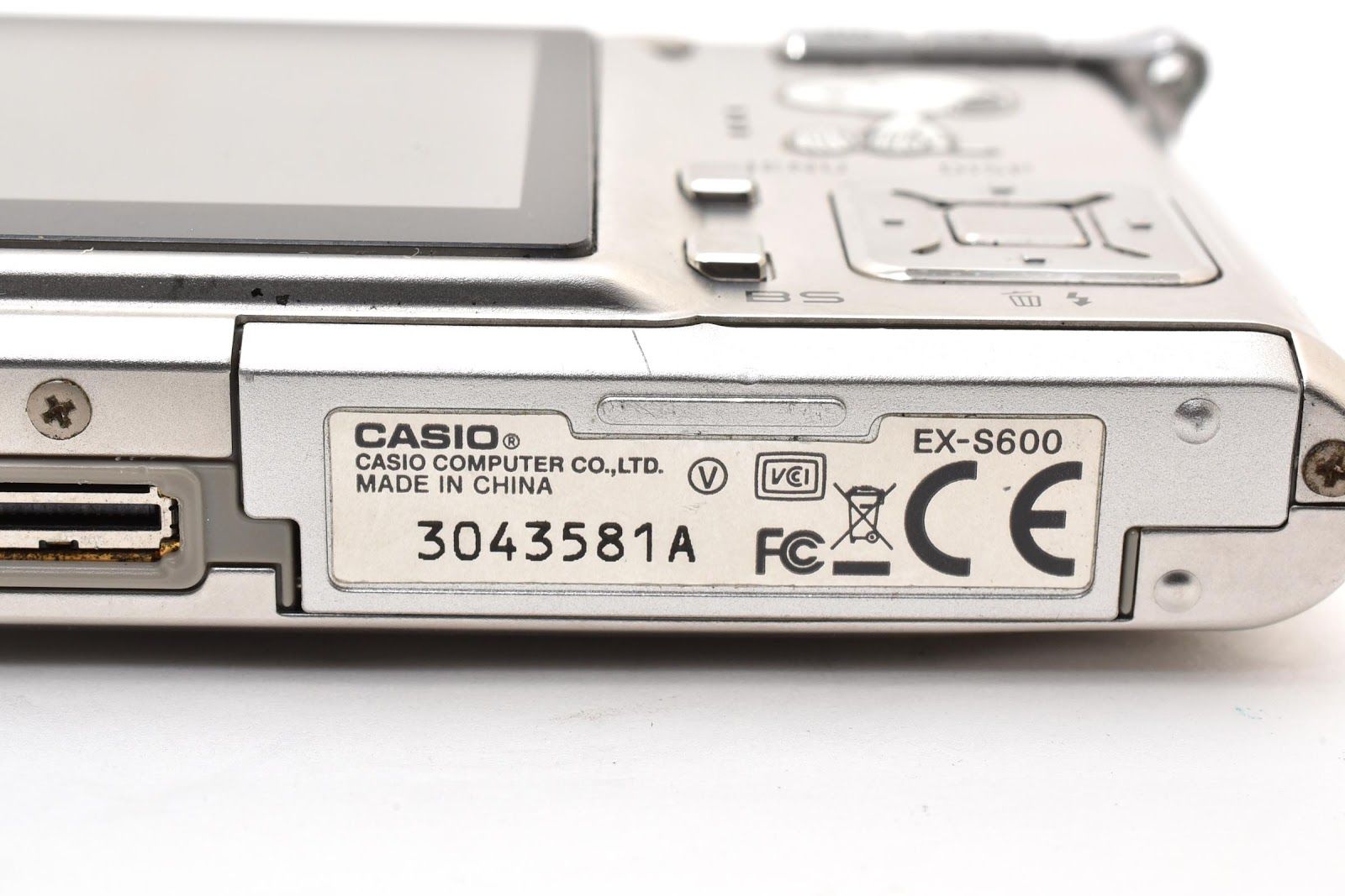 ☆良品☆ カシオ CASIO EX-S600 シルバー スヌーピー デジタルカメラ 