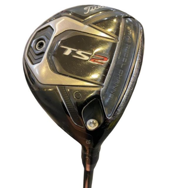 【中古】 タイトリスト TS2 18° フェアウェイウッド FW 純正特注シャフト (フレックスS) メンズ 男性用 右利き 右用 Cランク ゴルフクラブ