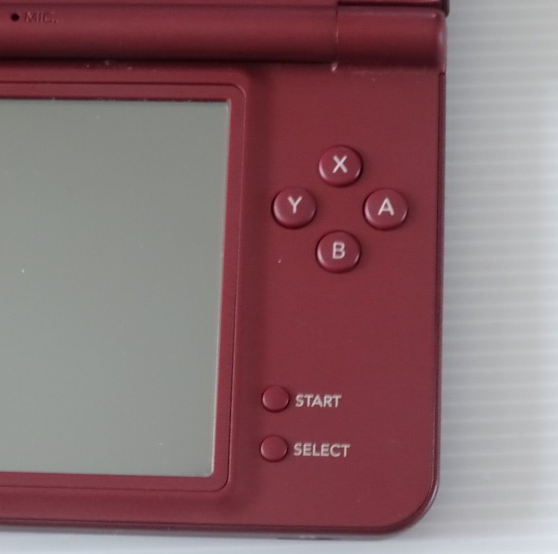 【ジャンク品】DSI ニンテンドーDSi LL ワインレッド 本体 訳アリジャンク品 QA8715