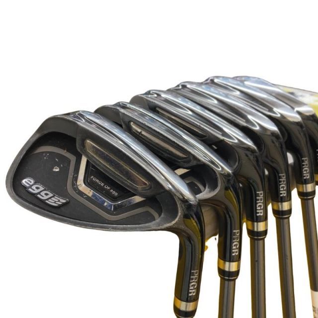 【中古】 プロギア egg(2015) 6S アイアンセット IR eggオリジナルカーボン (フレックスR) メンズ 男性用 右利き 右用 Cランク ゴルフクラブ