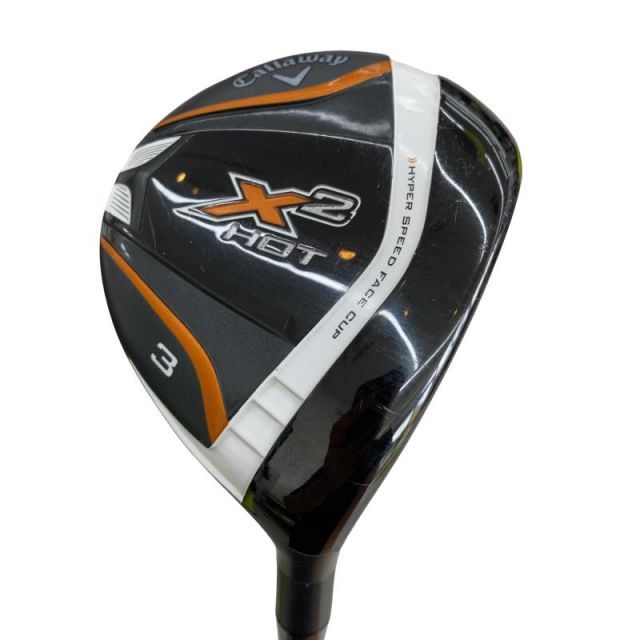 【中古】 キャロウェイ X2 HOT 3W USA フェアウェイウッド FW ALDILA TOUR(フェアウェイ) (フレックスR) メンズ 男性用 右利き 右用 Cランク ゴルフクラブ