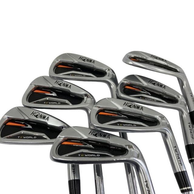 【中古】 本間ゴルフ TOUR WORLD TW747P 8S アイアンセット IR NS PRO 950GH (フレックスS) メンズ 男性用 右利き 右用 Cランク ゴルフクラブ