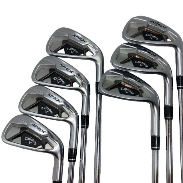 【中古】 キャロウェイ APEX(2021) 7S アイアンセット IR NS PRO MODUS3 TOUR105 (フレックスS) メンズ 男性用 右利き 右用 Dランク ゴルフクラブ