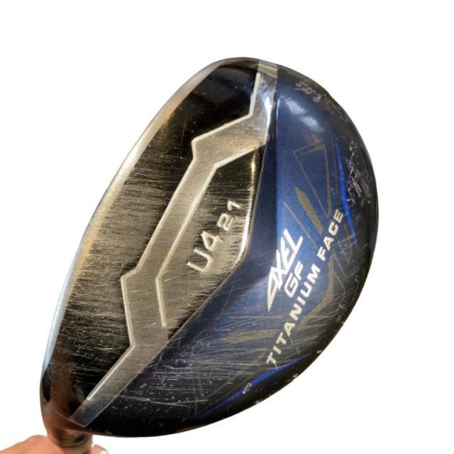 【中古】 つるや AXEL GF U4 レフティ ユーティリティ UT GF VANQUISH(ユーティリティ) (フレックスR) メンズ 男性用 左利き レフティ 左用 Dランク ゴルフクラブ