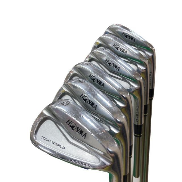 【中古】 本間ゴルフ TOUR WORLD TW727Vn FORGED 6S アイアンセット IR VIZARD IB95 (フレックスS) メンズ 男性用 右利き 右用 Cランク ゴルフクラブ