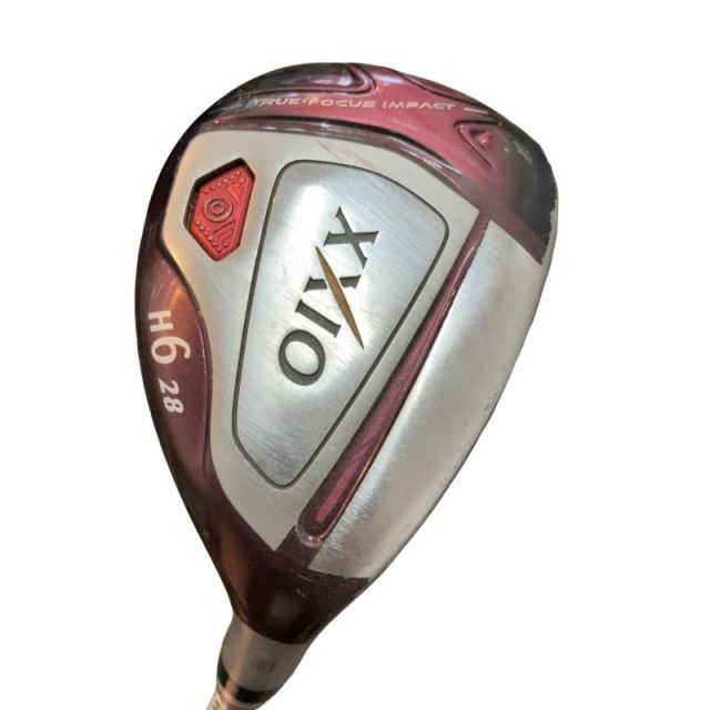 【中古】 ダンロップ XXIO(2018) H6(ボルドー) レディース ユーティリティ UT XXIO MP1000L(ハイブリッド) ボルドー (フレックスR) レディース 女性用 右利き 右用 Dランク ゴルフクラブ