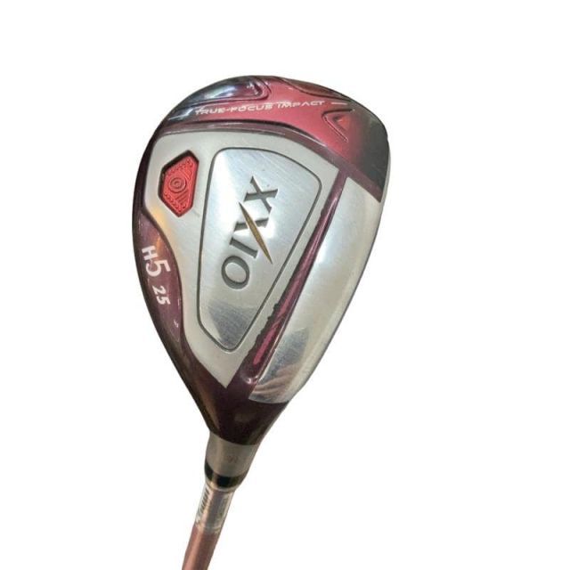 【中古】 ダンロップ XXIO(2018) H5(ボルドー) レディース ユーティリティ UT XXIO MP1000L(ハイブリッド) ボルドー (フレックスR) レディース 女性用 右利き 右用 Dランク ゴルフクラブ