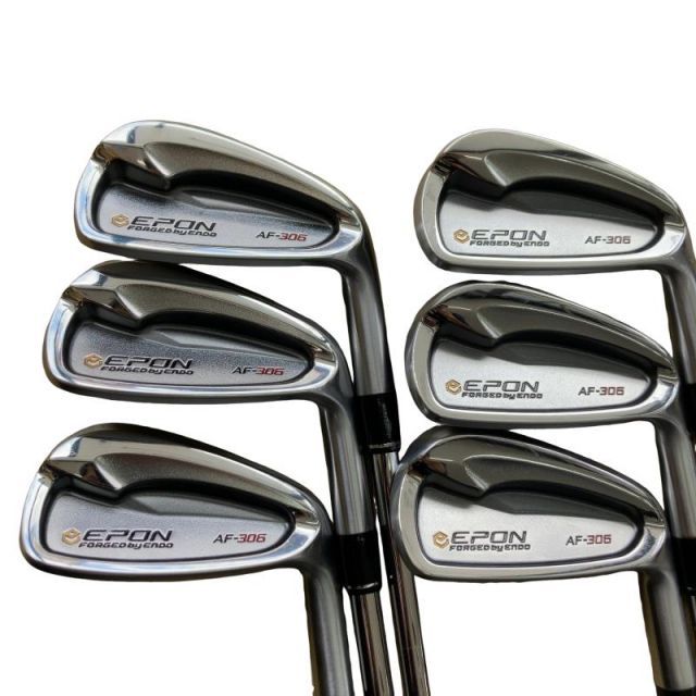 【中古】 エポンゴルフ株式会社 EPON AF-306 6S アイアンセット IR リシャフト (フレックスその他) メンズ 男性用 右利き 右用 Cランク ゴルフクラブ