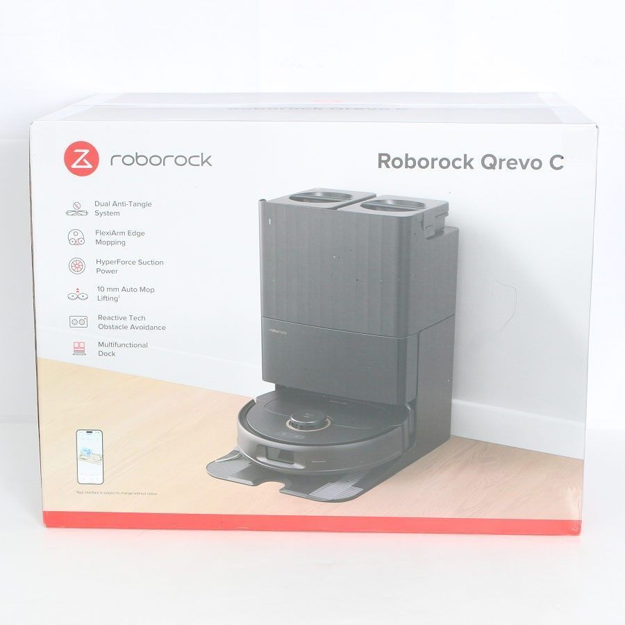 展示品未使用】Roborock Qrevo C QRRC52-04 ブラック ロボット掃除機