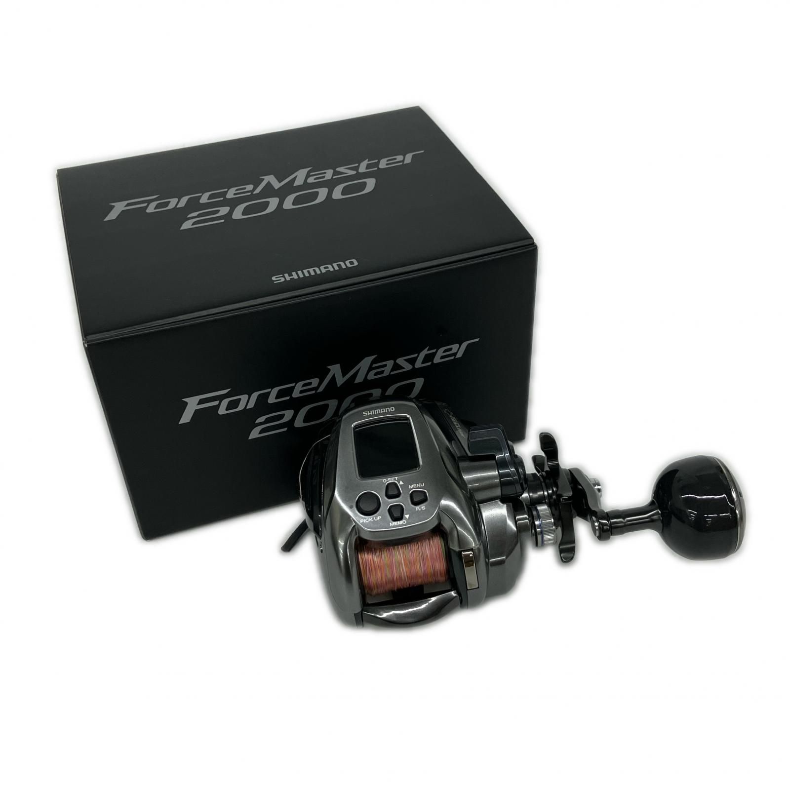 SHIMANO シマノ 電動リール 24フォースマスター 2000 36時間使用8.7㎞ 044839