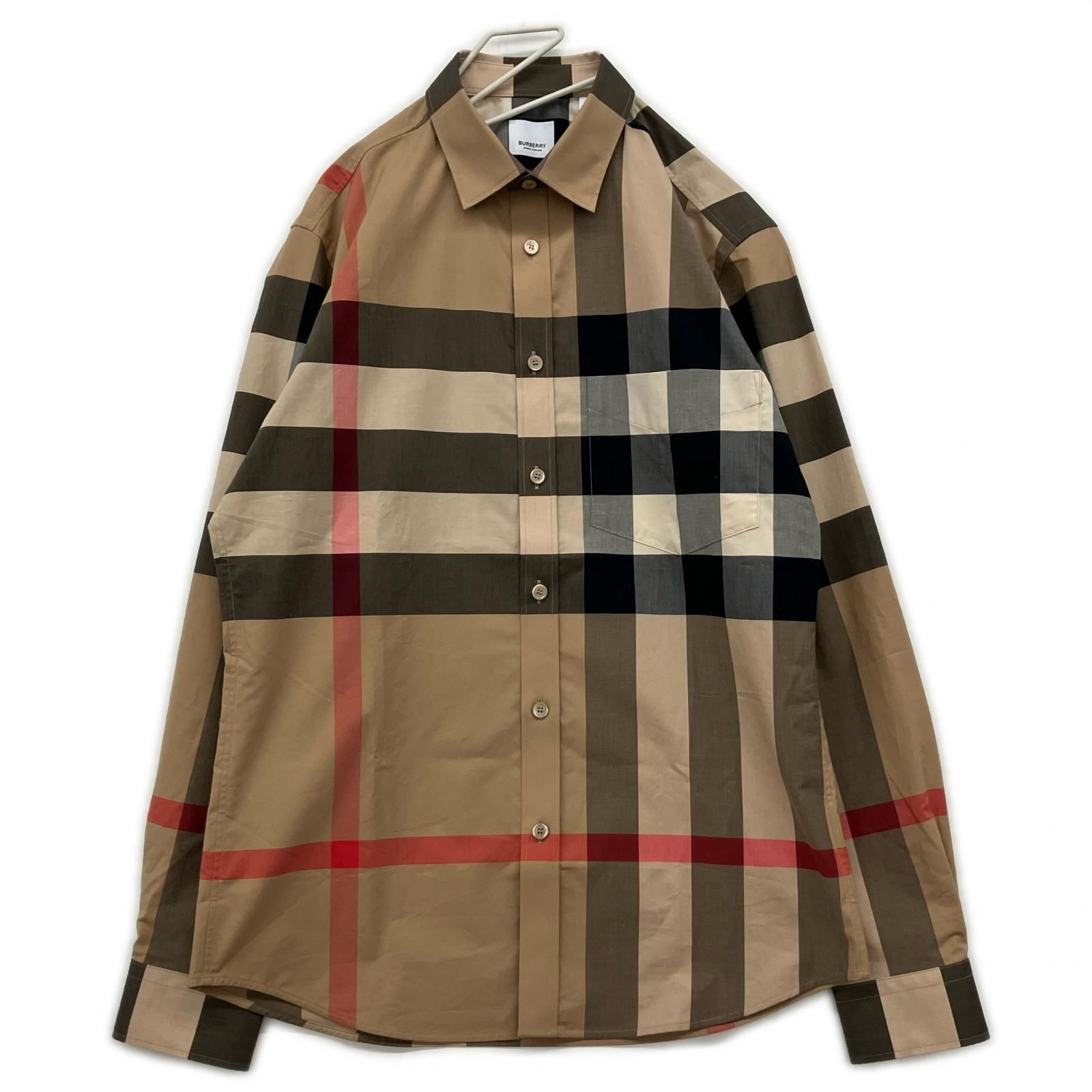 BURBERRY LONDON バーバリーロンドン 長袖シャツ メガチェック M ブラウン