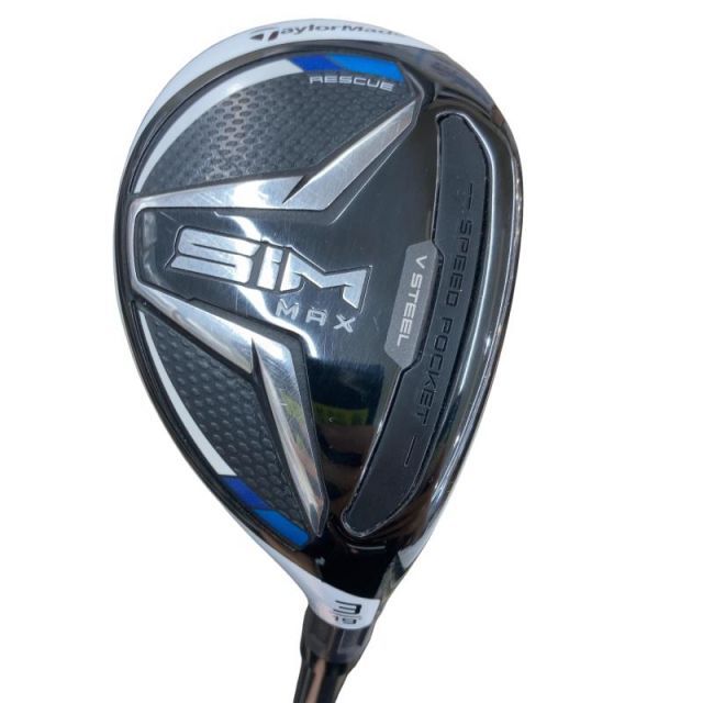 【中古】 テーラーメイド SIM MAX U3 ユーティリティ UT TENSEI BLUE TM60(UT) (フレックスS) メンズ 男性用 右利き 右用 Bランク ゴルフクラブ