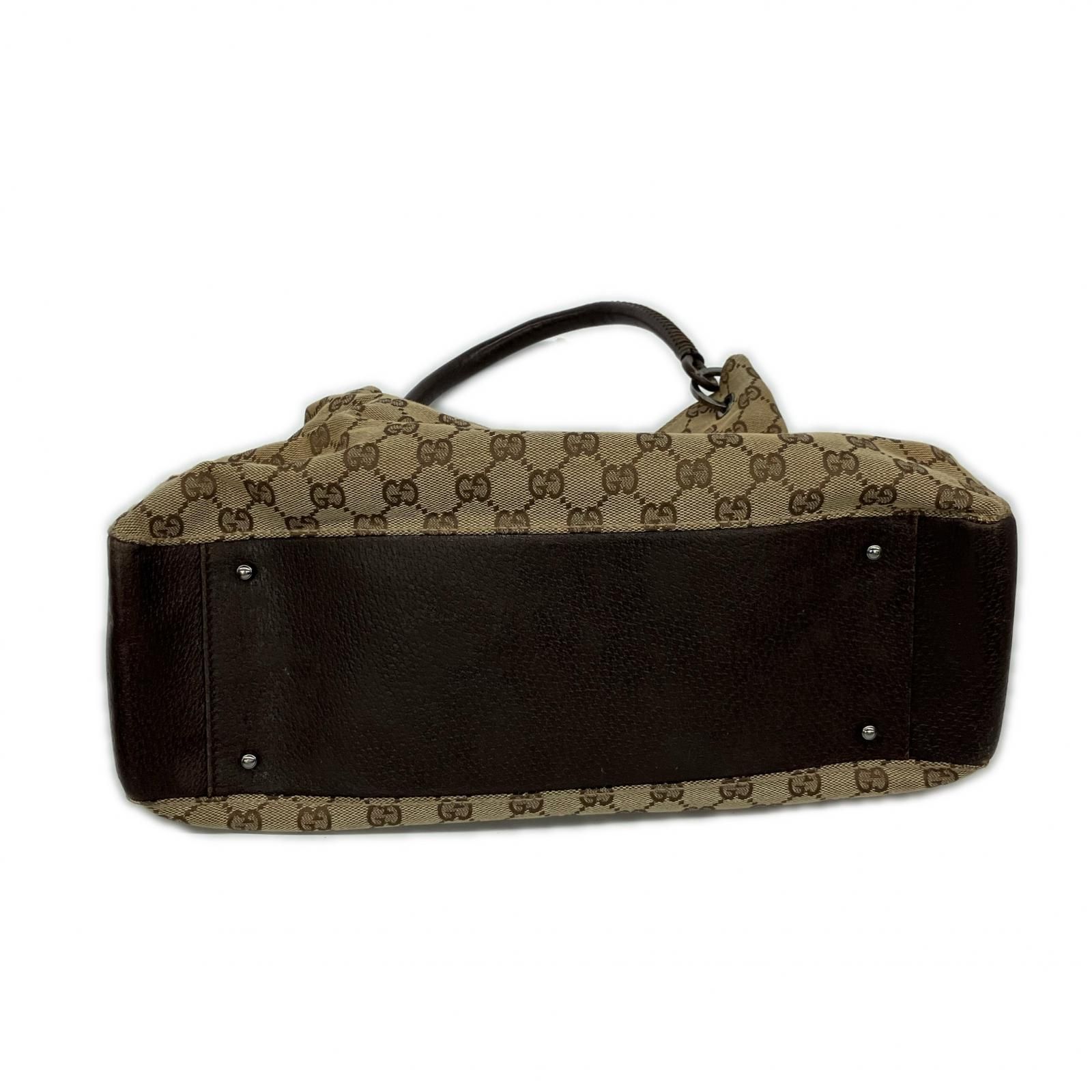 GUCCI グッチ GGキャンバス トートバッグ 115015 ブラウン - メルカリ