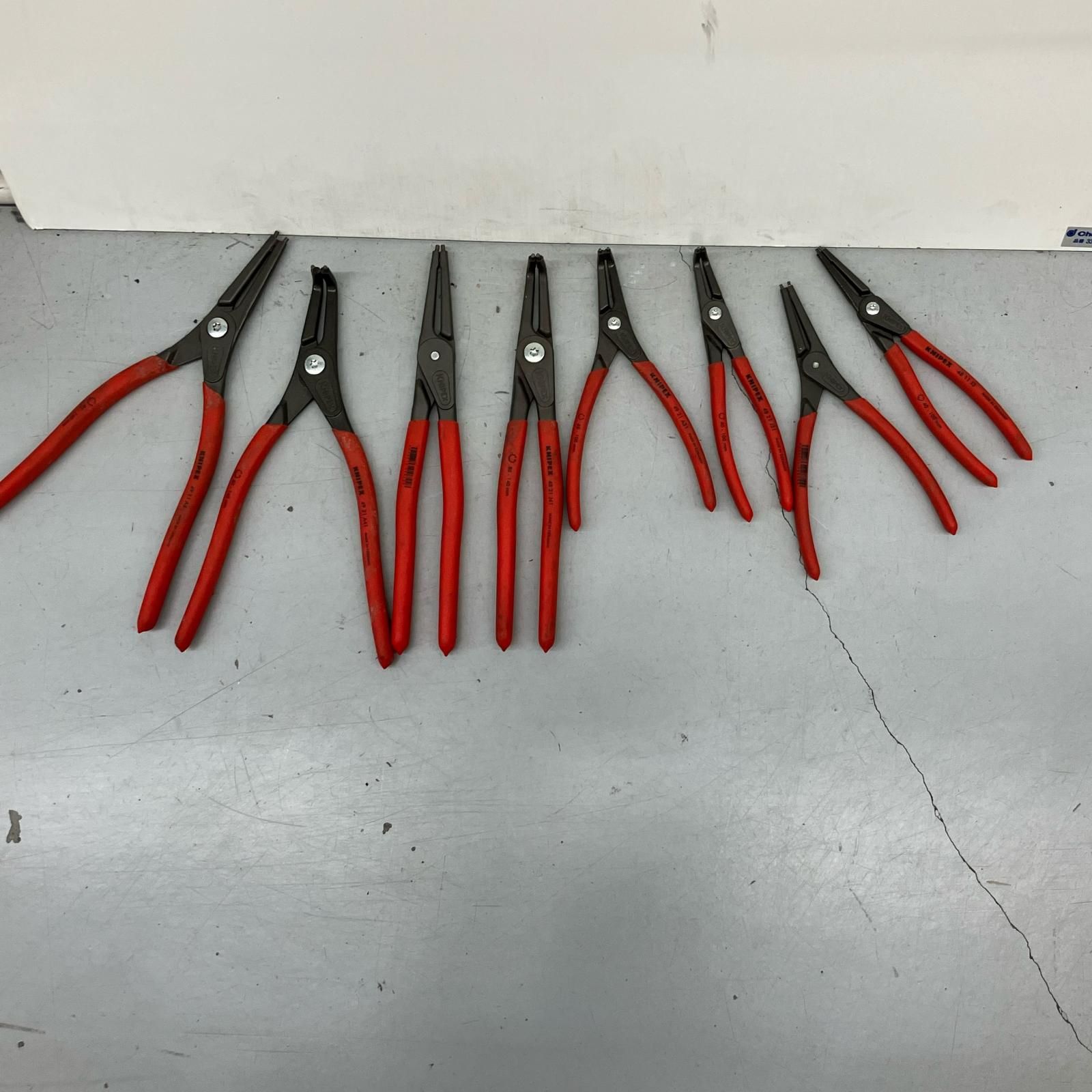 KNIPEX クニペックス スナップリングプライヤ 8本セット