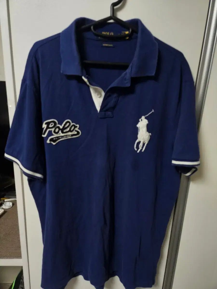 正規品 POLO RALPH LAUREN ロゴ ビックポニー カラーTシャツ L
