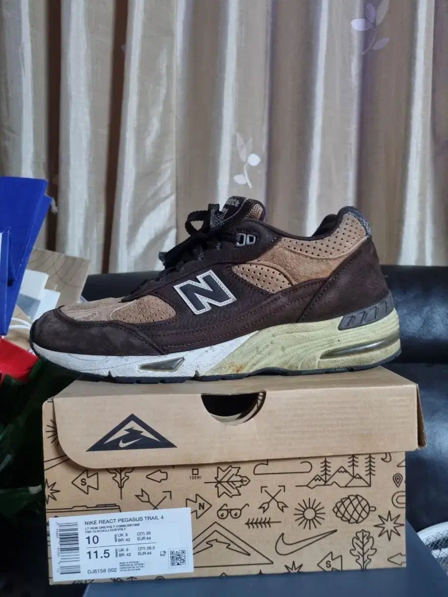 ニューバランス 991 メイド IN UK ブラウン 270