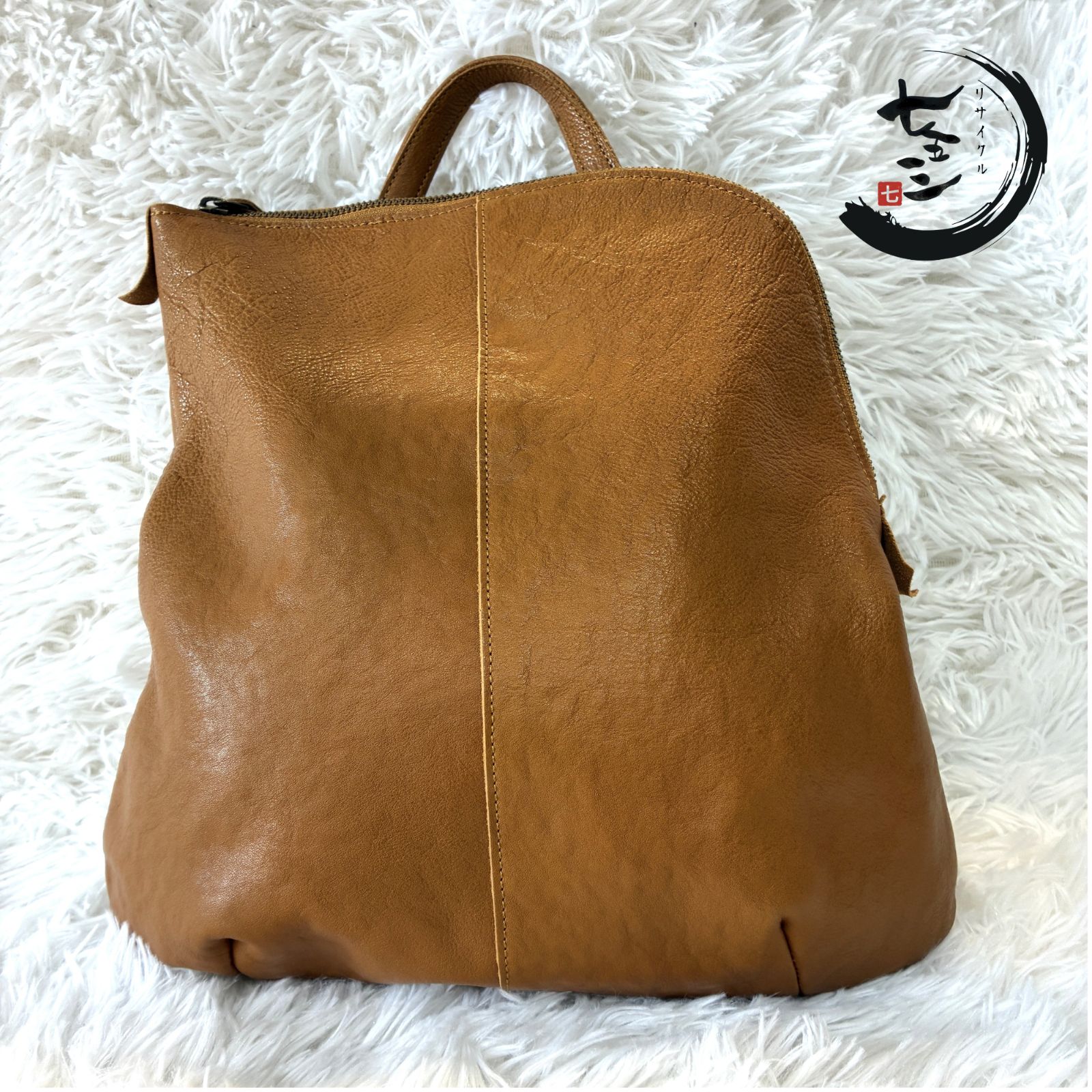 【美品】TM Collezione 本革 リュック ティーエムコレツィオーネ レザー