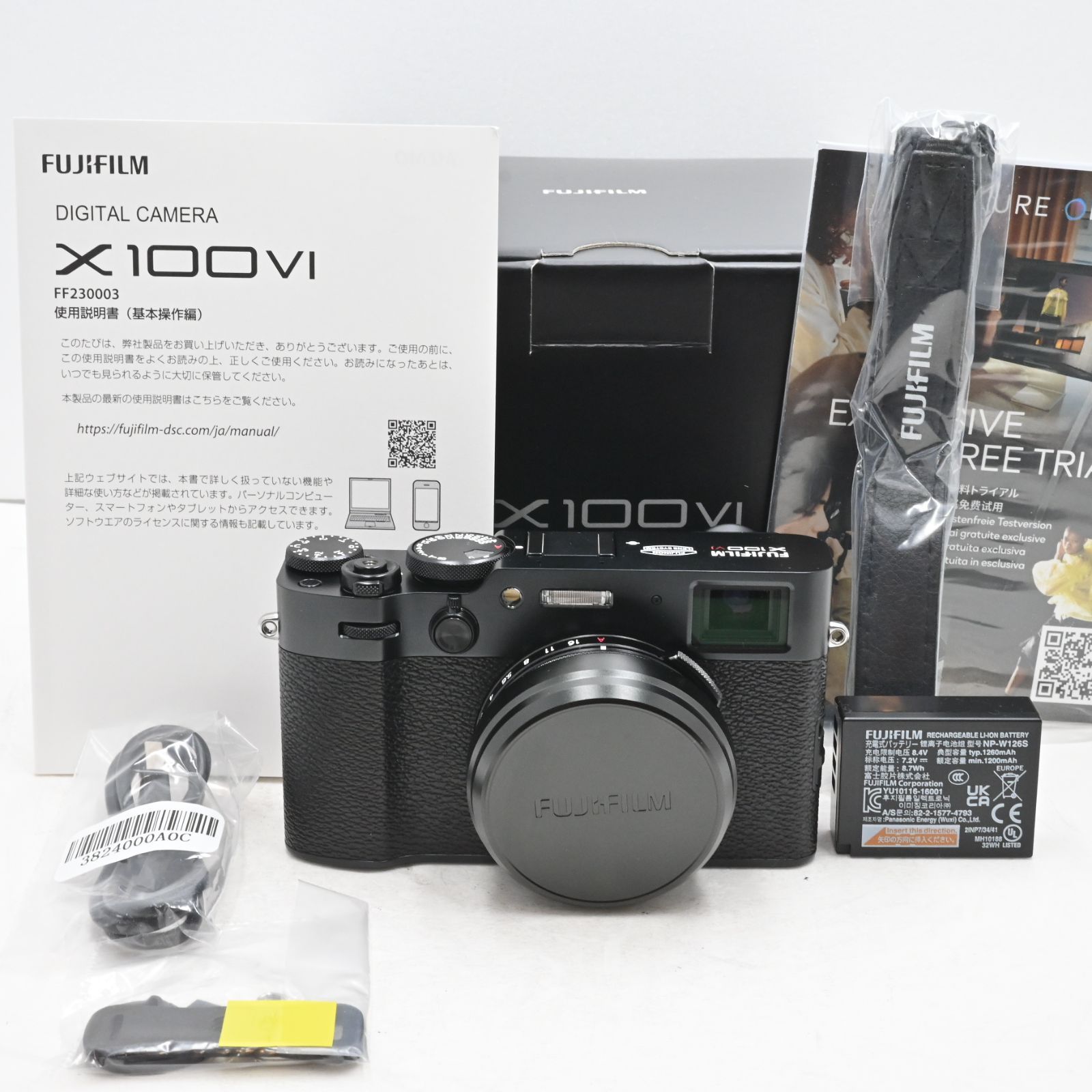 ショット数『221』富士フイルム(FUJIFILM) デジタルカメラ X100Ⅵ