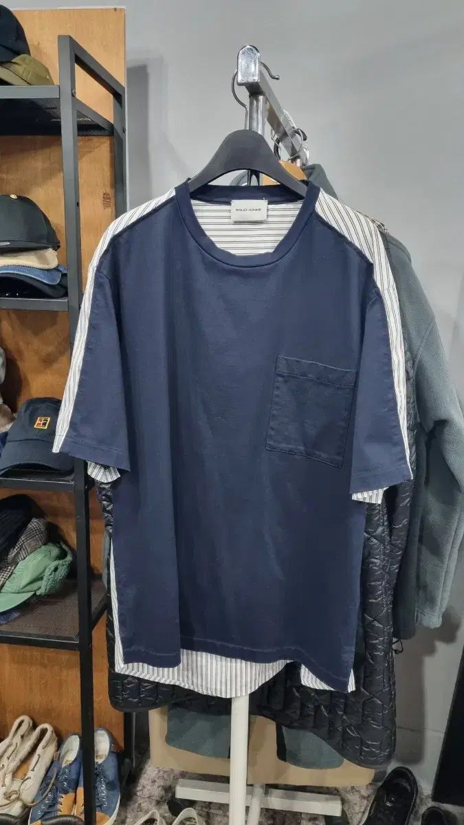((solid homme)) おしゃれな半袖Tシャツ 110 傷 汚れxx