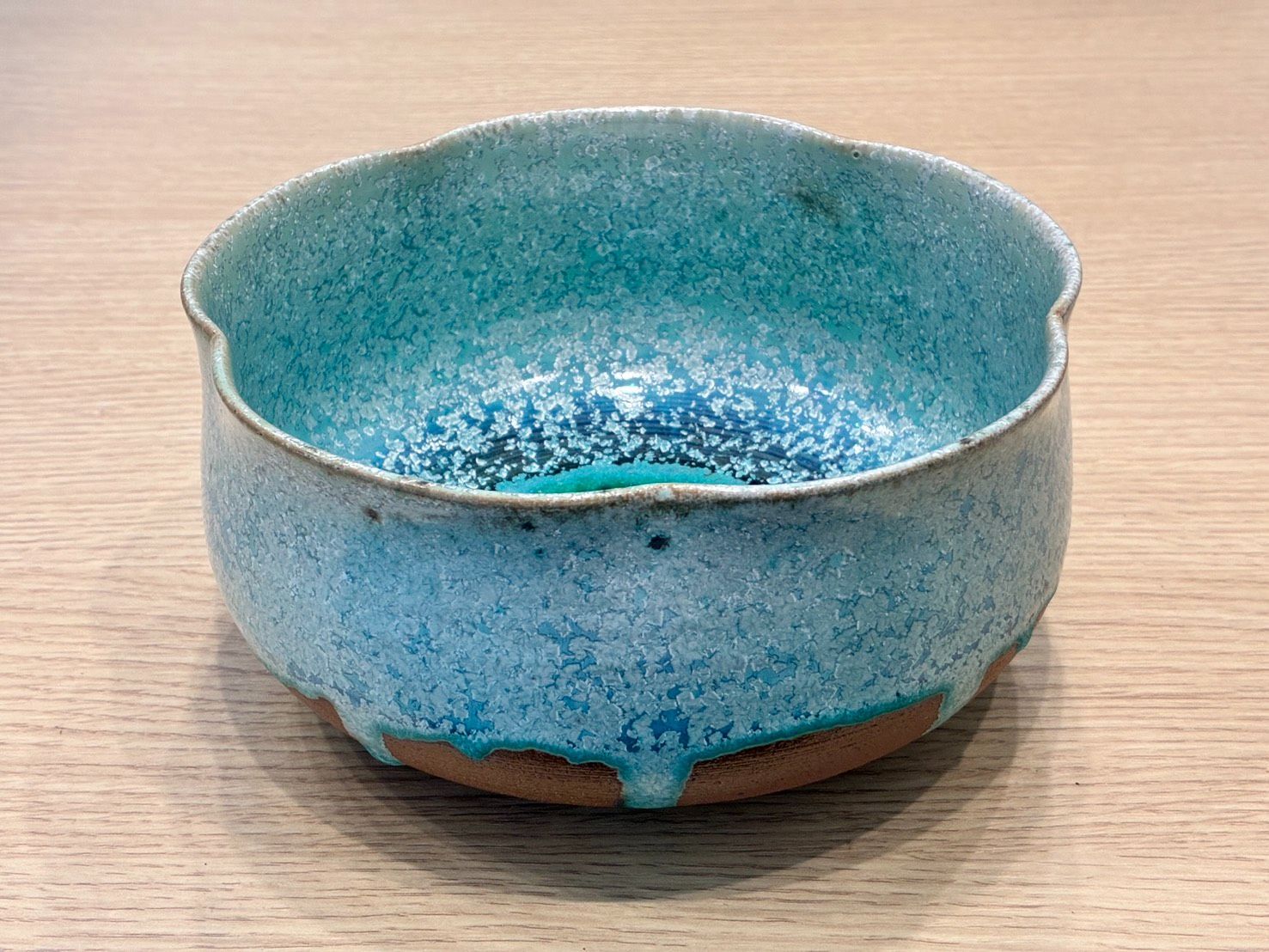 中尾哲彰 作 銀河釉 結晶釉 鉢 約20cm 共栞付 有田焼 玉峰窯 作家物