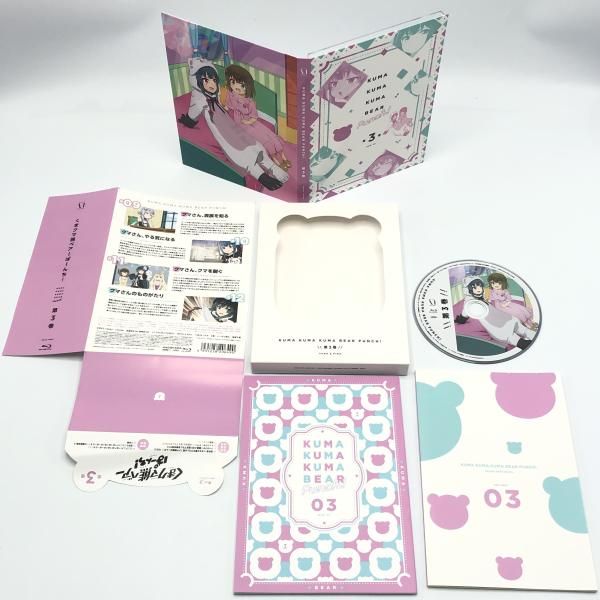 中古】くまクマ熊ベアーぱーんち! 初回生産版 Blu-ray 全3巻セット[10
