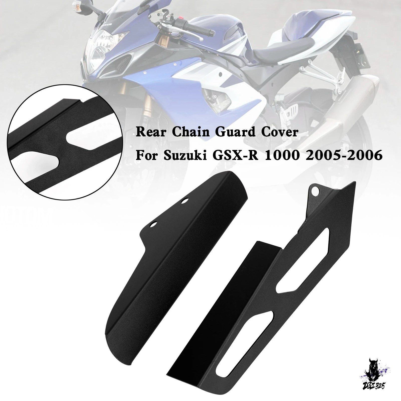 Suzuki GSX-R1000 2005-2006 K5 用 リアチェーンガードカバー