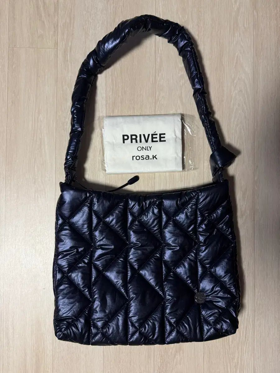 (新品) ロサケイ ROSA.K ロサケイ PRIVEE ダウン ショルダーバッグ トートバッグ ダークネイビー