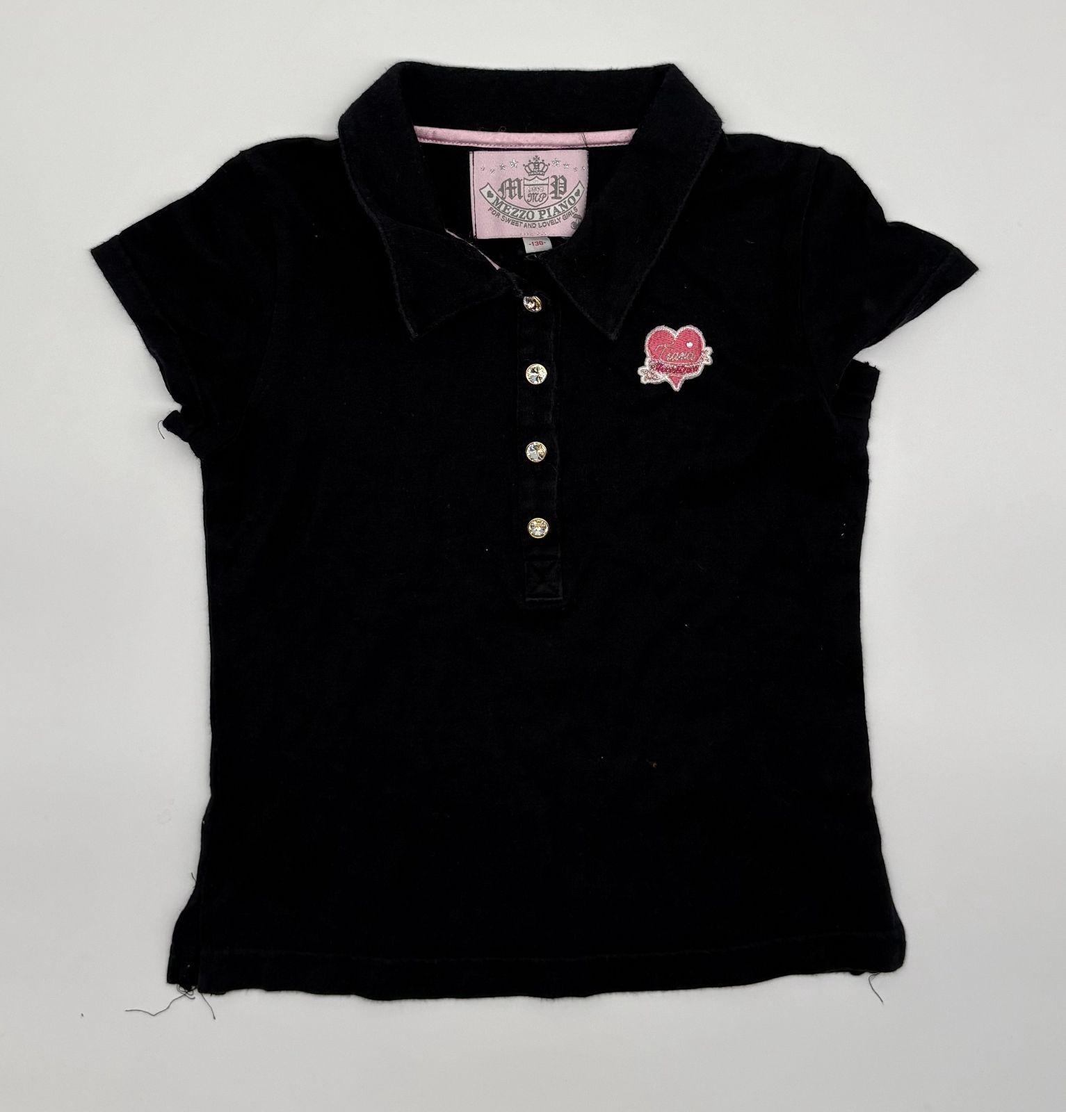 MEZZO PIANO メゾピアノ　Tシャツ　ポロシャツ　3枚セット　まとめ売り 新入荷!!】☆セット割対応☆ メゾピアノ キッズ ポロシャツ 130cm