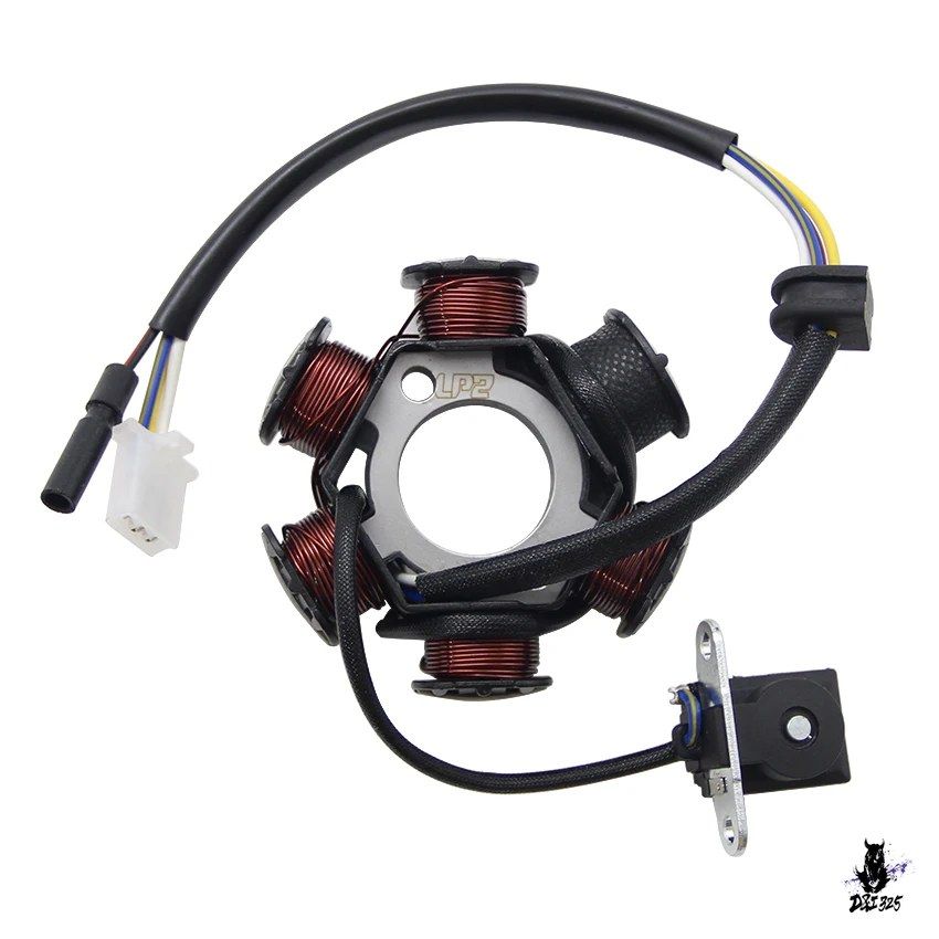 カワサキ AN110/KAZE-R 115 1999-2004 オートバイ発電機磁気ステータコイル 21003-1268