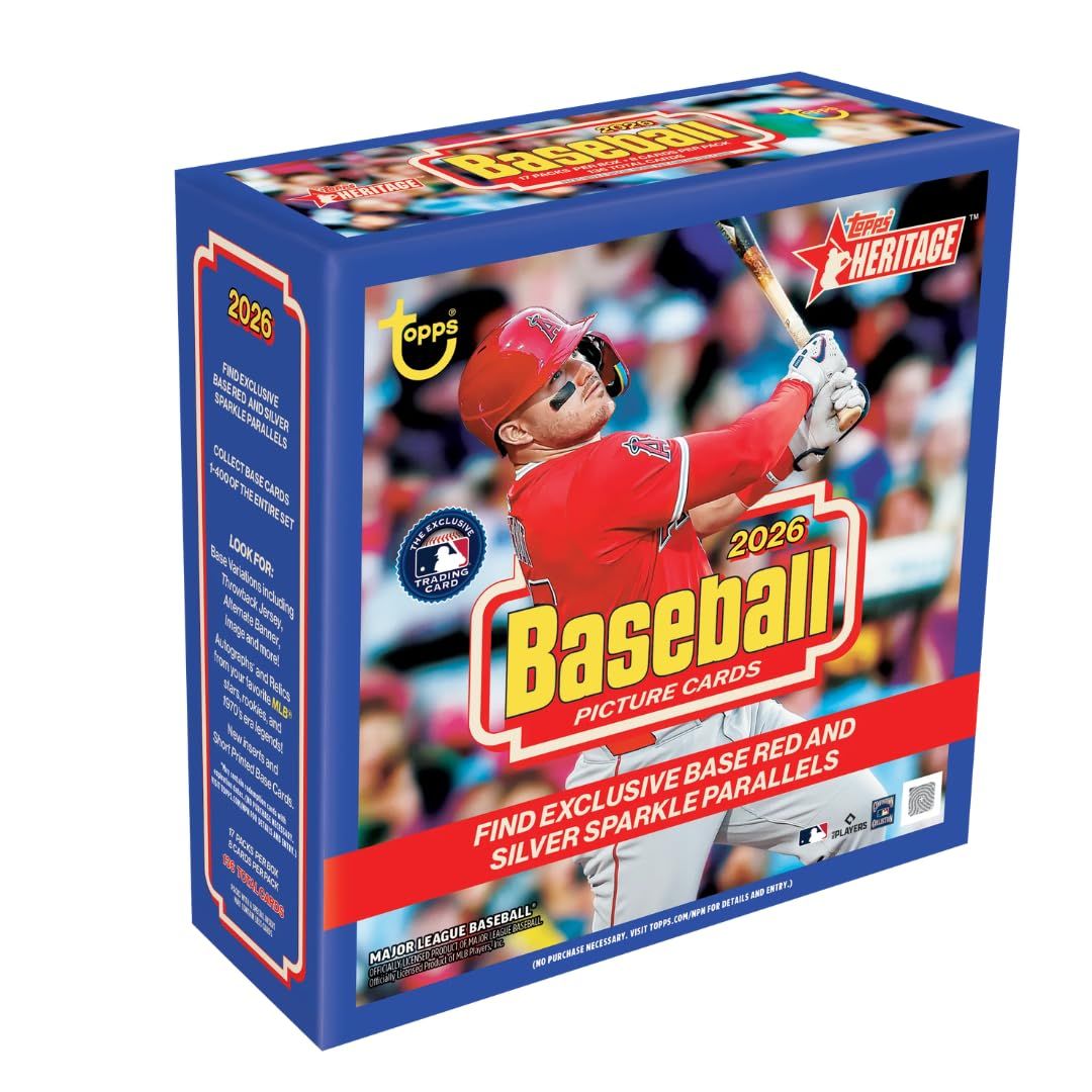 2026 Topps Heritage Baseball - メガボックス - 工場密封 - 米国製