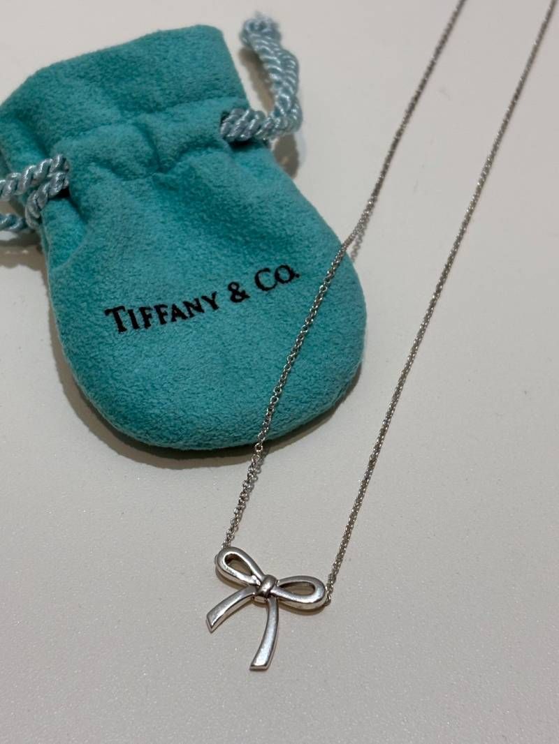 Tiffany & Co. ティファニー リボン ネックレス シルバー 925