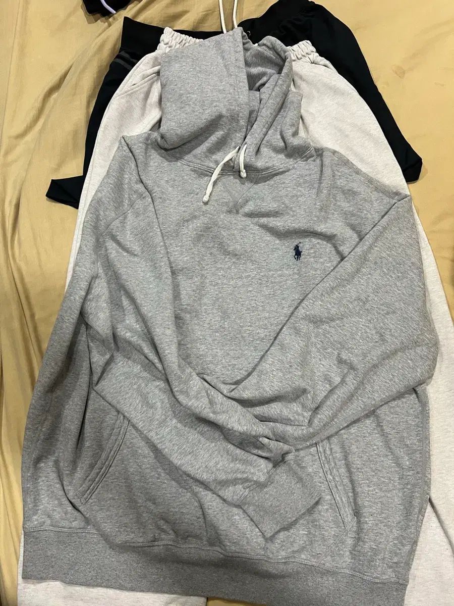 ポロラルフローレン グレー フーディー XXL