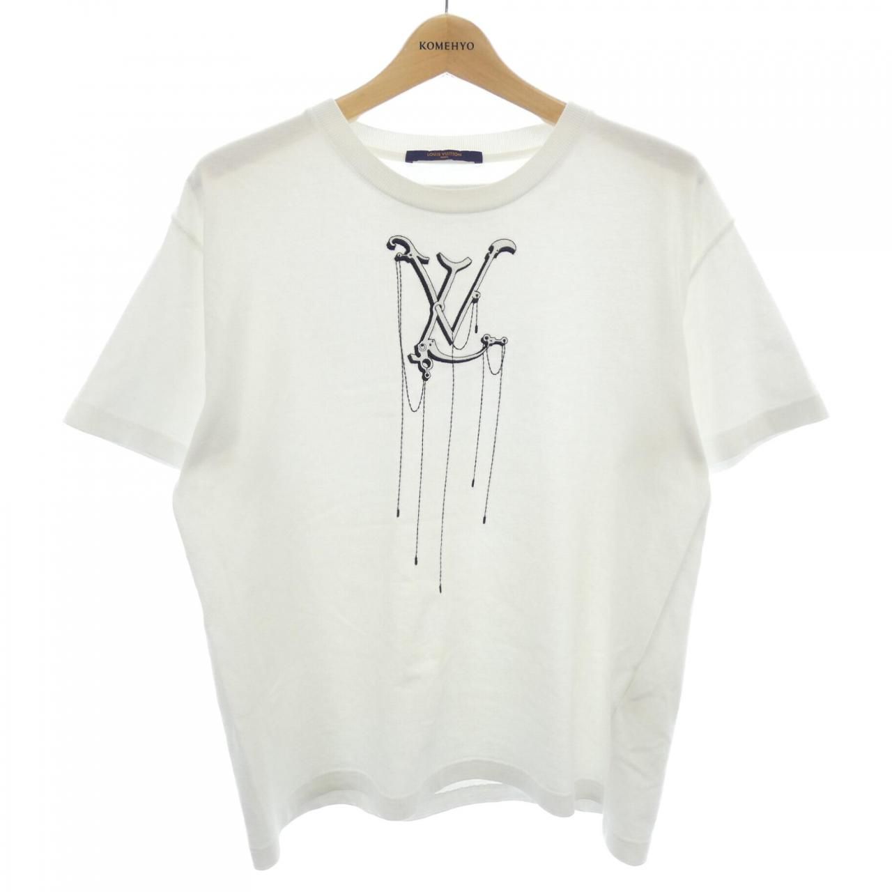 ルイヴィトン LOUIS VUITTON LVペンダント エンブロイダリー HIY12WJYH Tシャツ