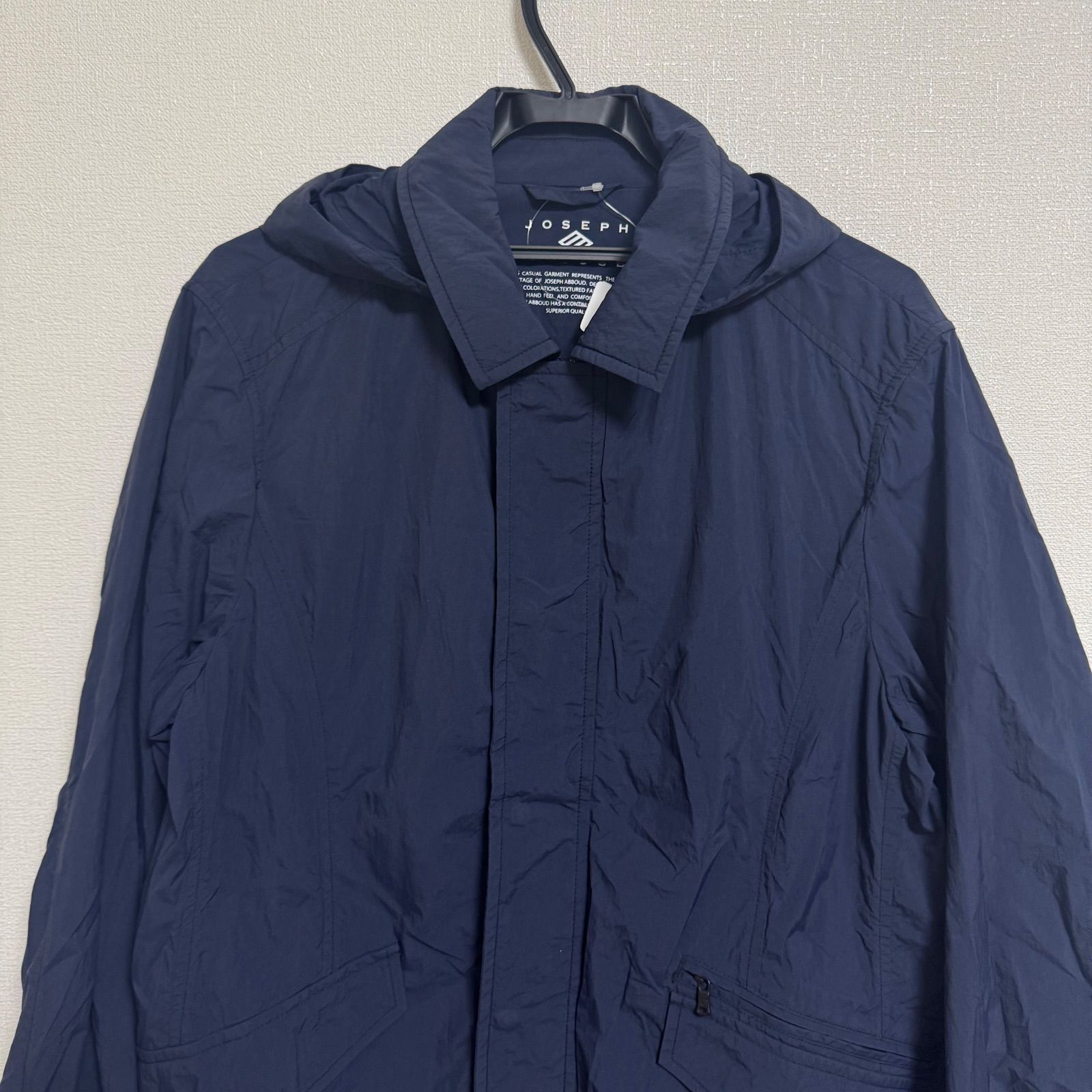 JOSEPH ABBOUD ジョセフアブード コート ネイビー L ミドル丈 JOSEΡΗ ABBOUD ジョセフ アブード メンズ アウター モッズコート