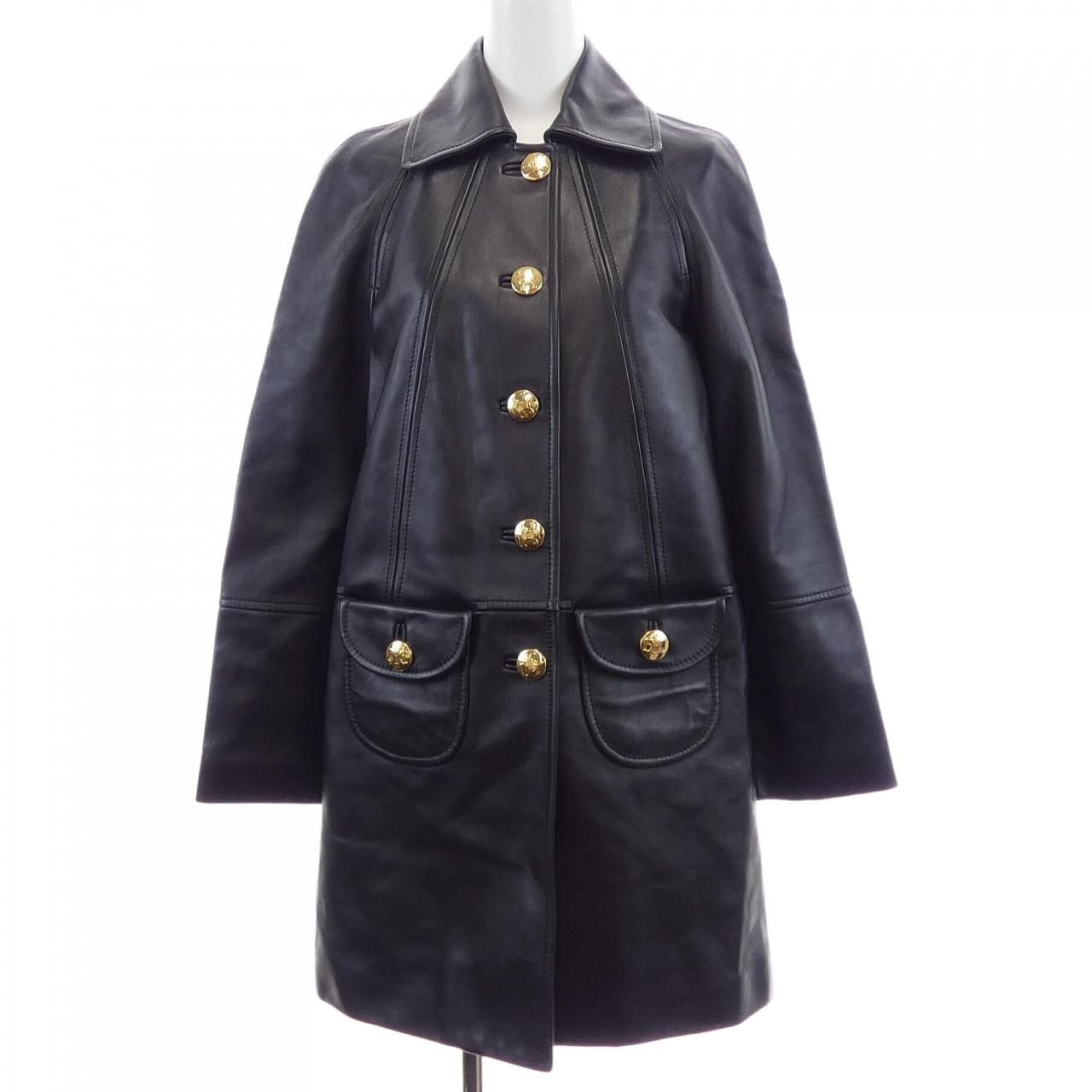 セリーヌ CELINE クロディーヌカラー 2D561583C レザーコート