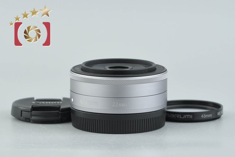 【中古】Canon キヤノン EF-M 22mm f/2 STM シルバー