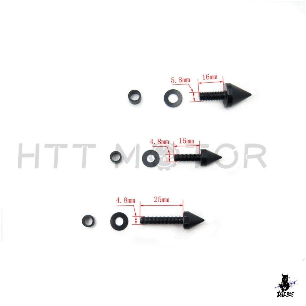 Honda CBR1000RR 2004-2007 CBR600RR 2003-2006 フェアリングボルト ビレット