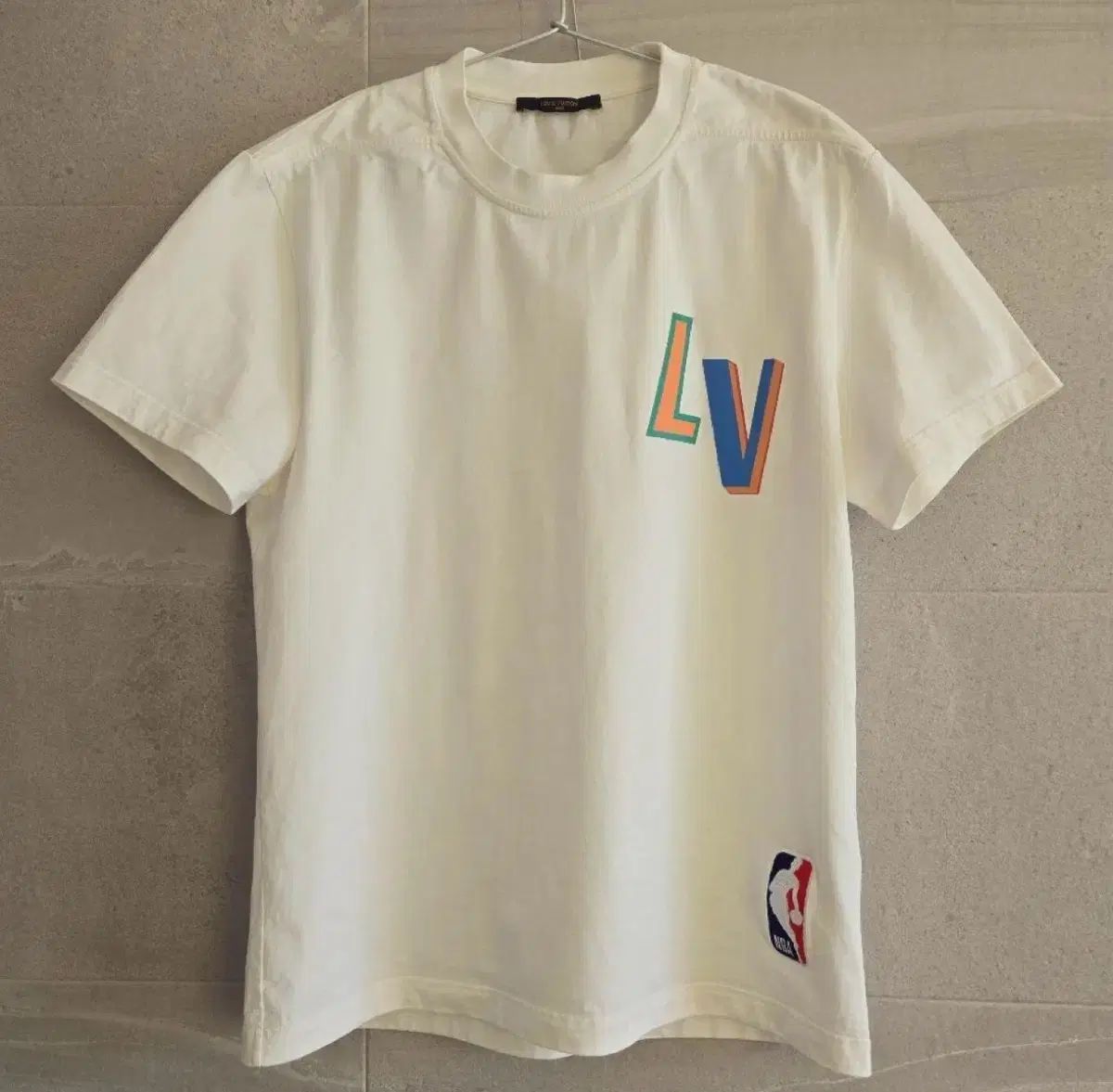 S級/L Louis Vuitton ルイヴィトン NBA 半袖Tシャツ 白