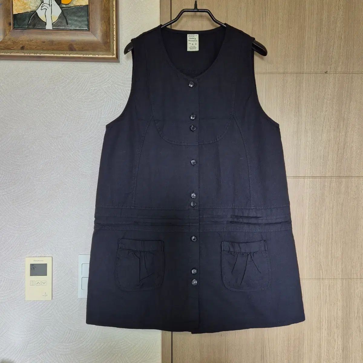 コットン ロング ベスト (新品)
